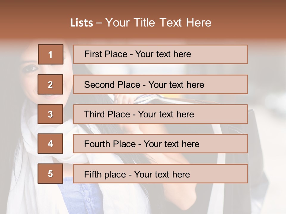 Retail Glamour Cheerful PowerPoint Template