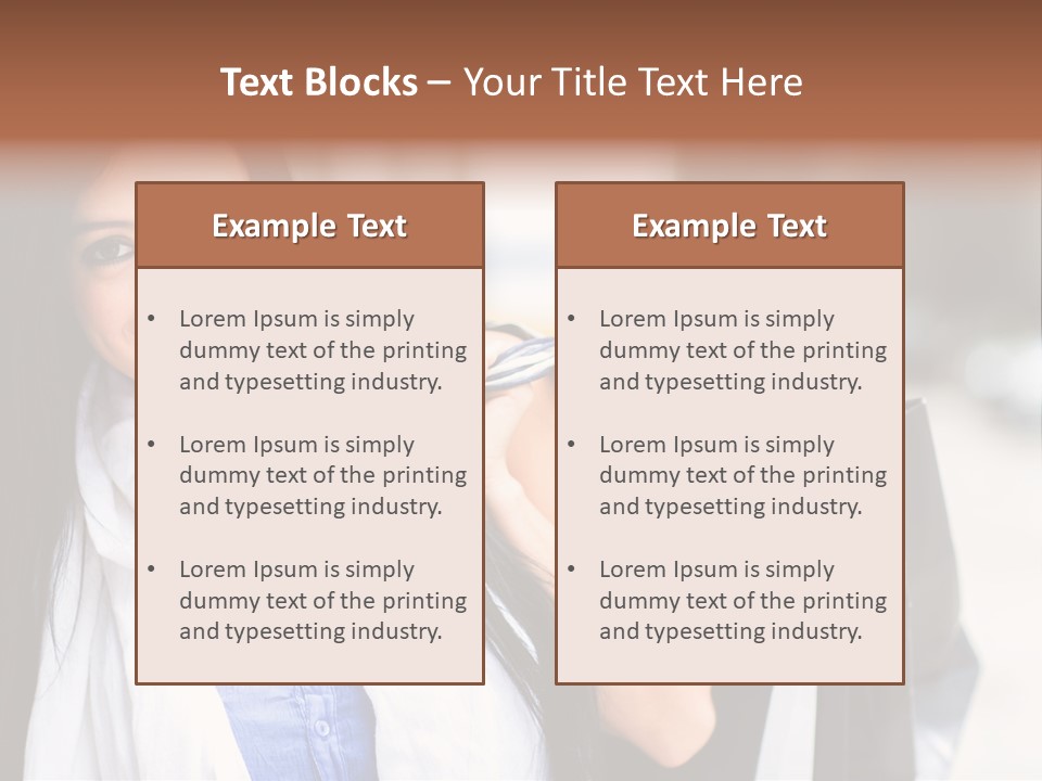 Retail Glamour Cheerful PowerPoint Template