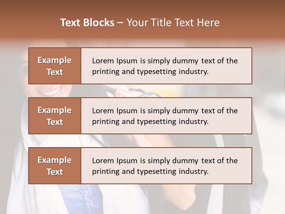 Retail Glamour Cheerful PowerPoint Template