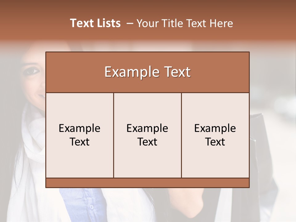 Retail Glamour Cheerful PowerPoint Template