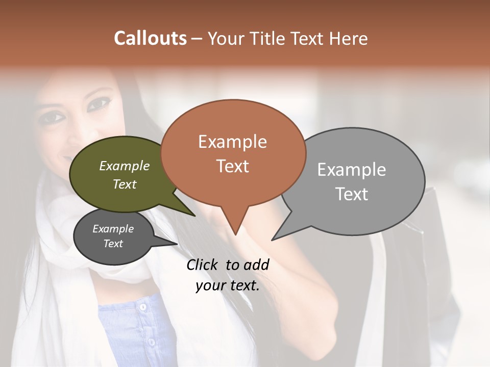 Retail Glamour Cheerful PowerPoint Template