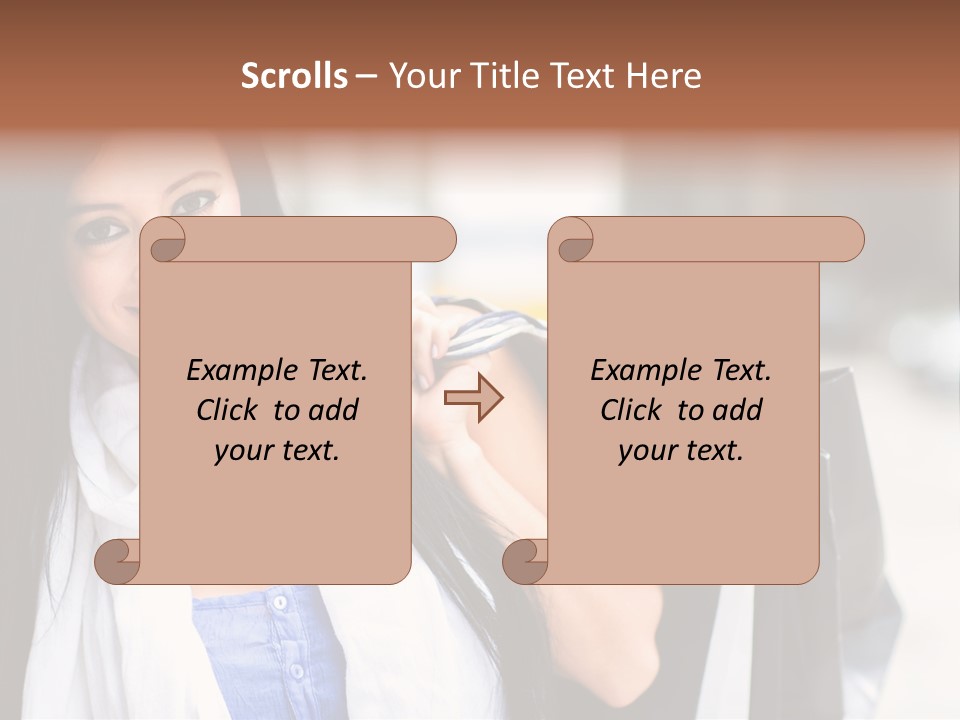Retail Glamour Cheerful PowerPoint Template