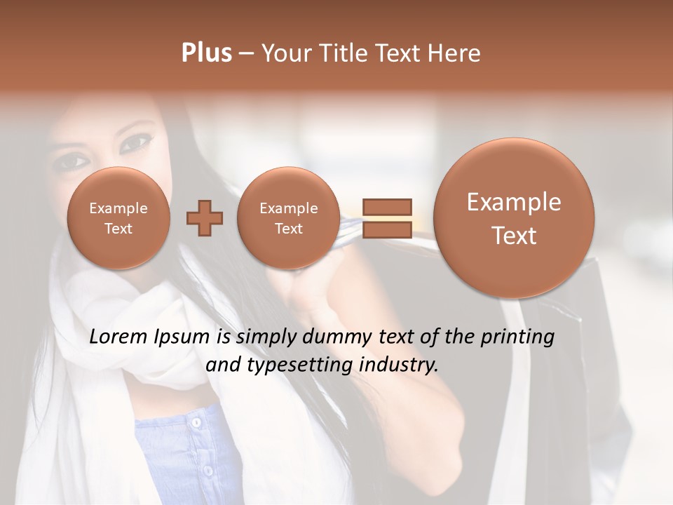 Retail Glamour Cheerful PowerPoint Template