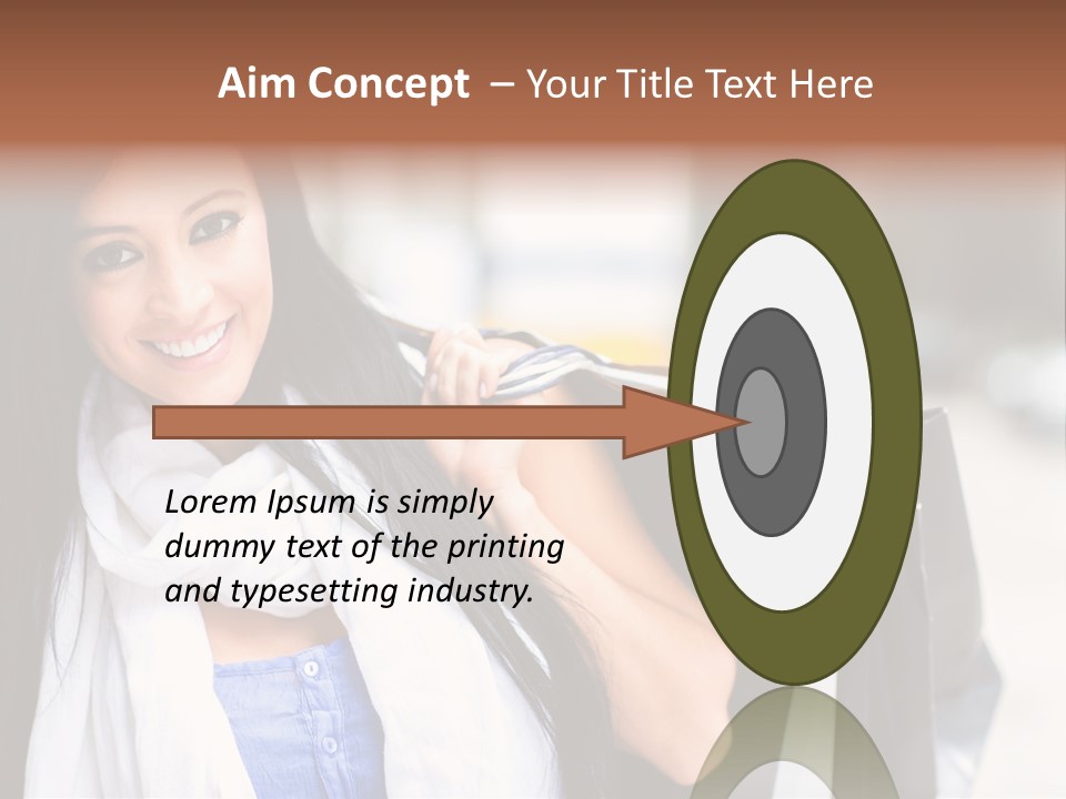 Retail Glamour Cheerful PowerPoint Template