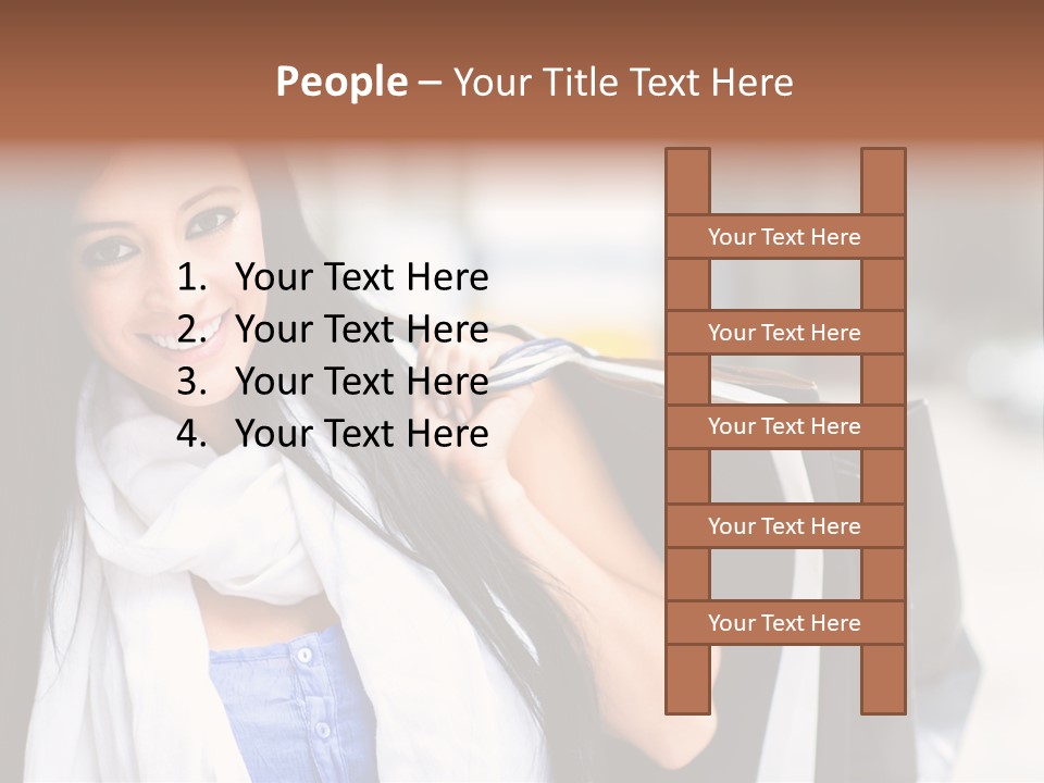 Retail Glamour Cheerful PowerPoint Template