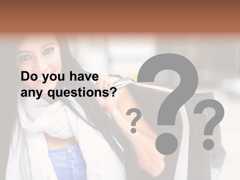 Retail Glamour Cheerful PowerPoint Template