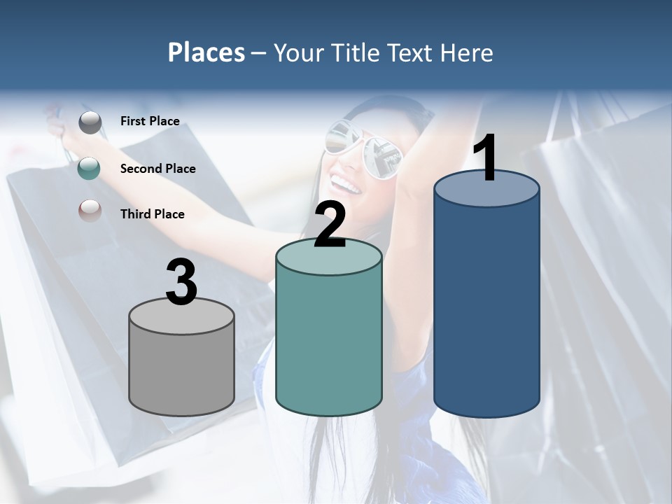 Summer Buyer Shopaholic PowerPoint Template