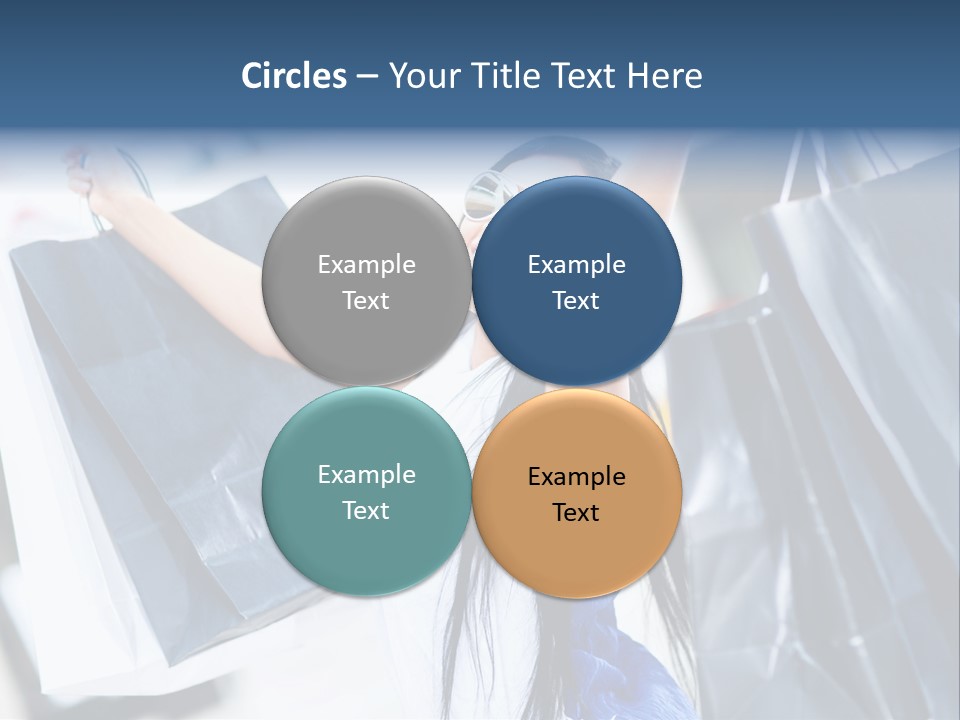 Summer Buyer Shopaholic PowerPoint Template