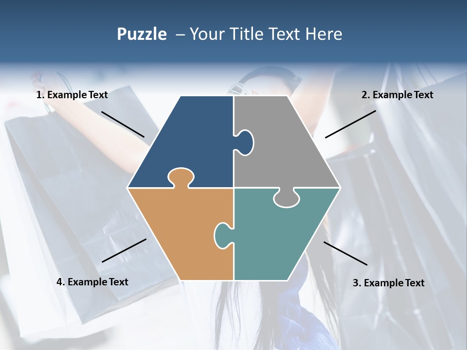 Summer Buyer Shopaholic PowerPoint Template