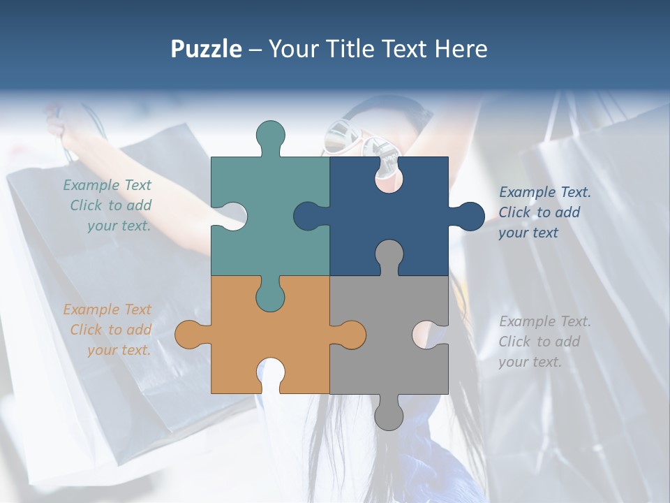 Summer Buyer Shopaholic PowerPoint Template