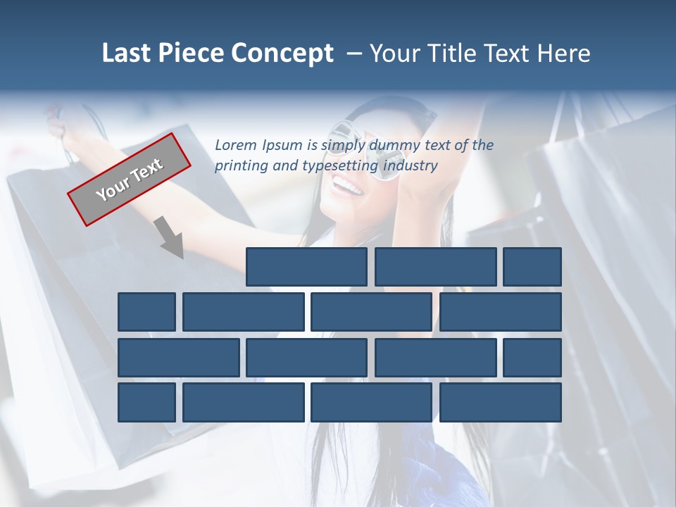 Summer Buyer Shopaholic PowerPoint Template