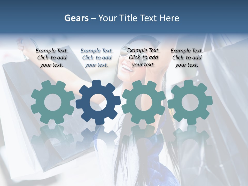 Summer Buyer Shopaholic PowerPoint Template