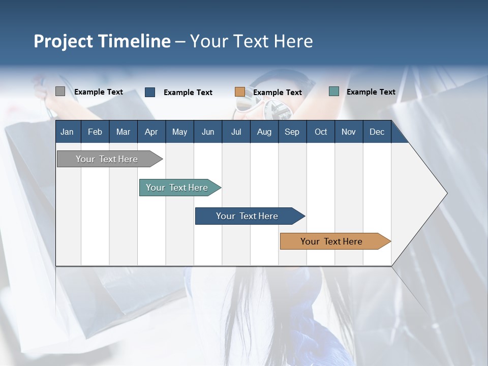 Summer Buyer Shopaholic PowerPoint Template