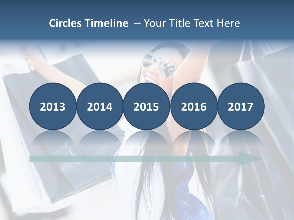 Summer Buyer Shopaholic PowerPoint Template