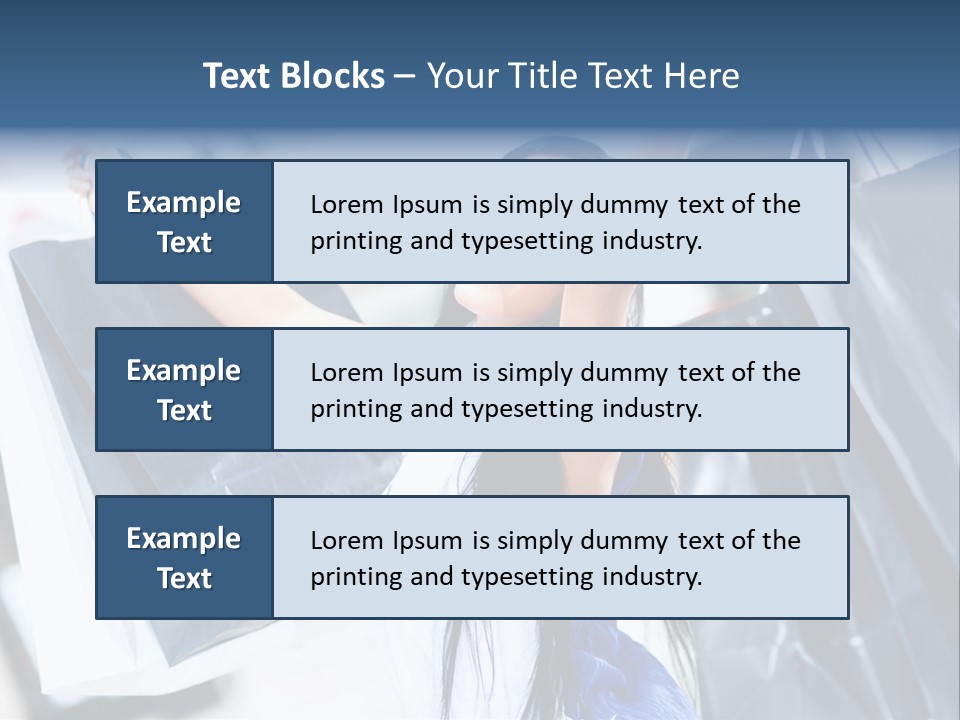 Summer Buyer Shopaholic PowerPoint Template