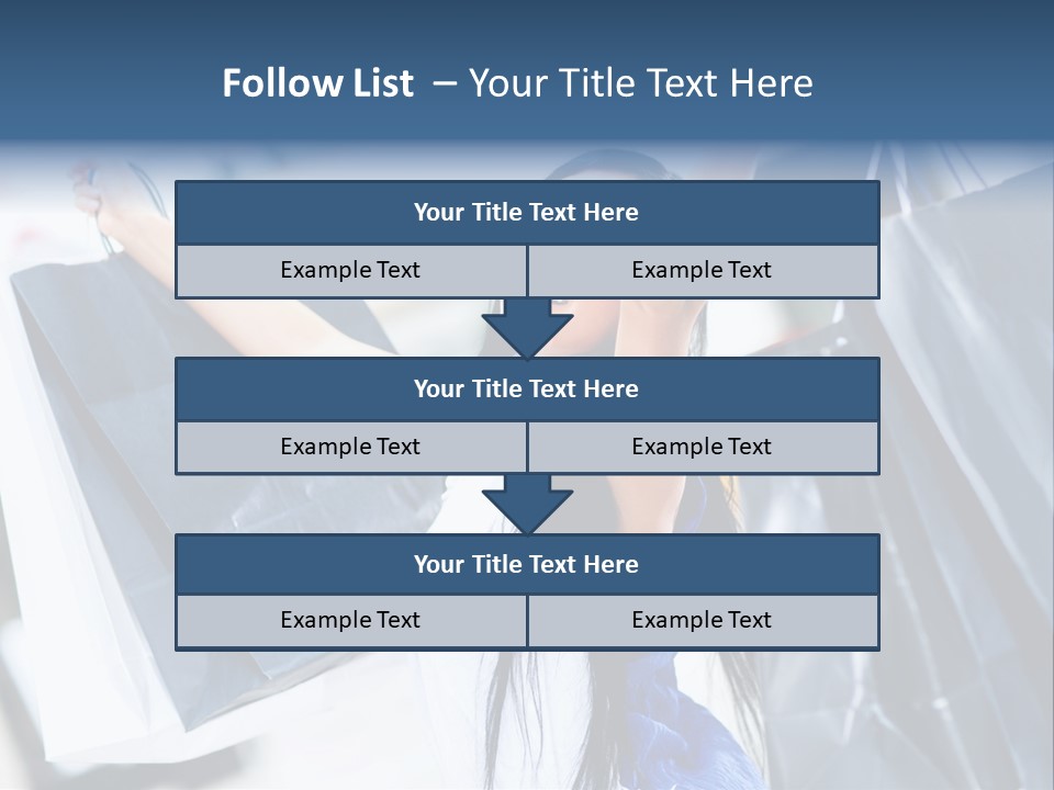 Summer Buyer Shopaholic PowerPoint Template