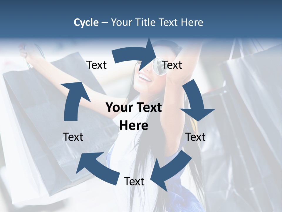 Summer Buyer Shopaholic PowerPoint Template