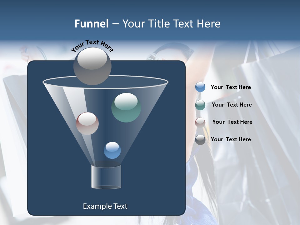 Summer Buyer Shopaholic PowerPoint Template