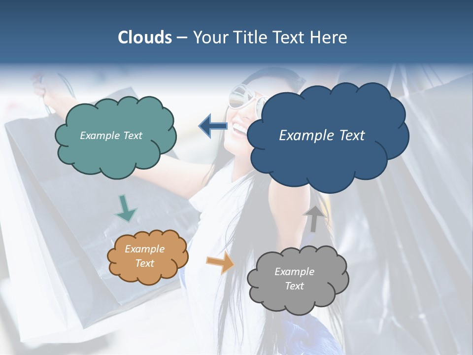 Summer Buyer Shopaholic PowerPoint Template