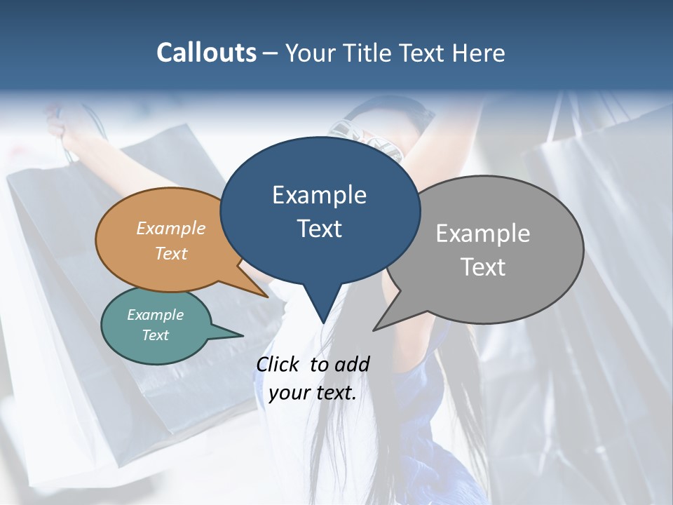 Summer Buyer Shopaholic PowerPoint Template