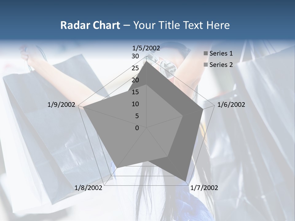 Summer Buyer Shopaholic PowerPoint Template