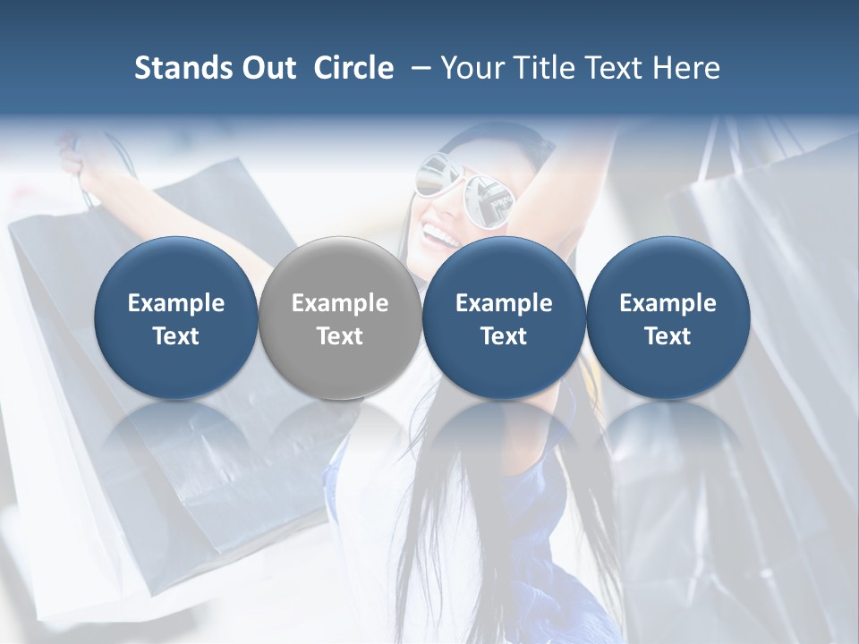 Summer Buyer Shopaholic PowerPoint Template