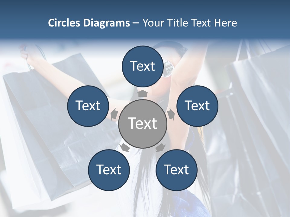 Summer Buyer Shopaholic PowerPoint Template