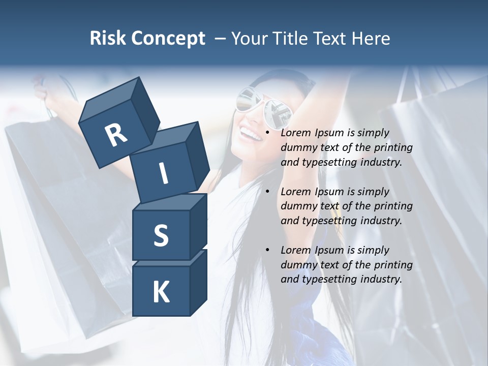 Summer Buyer Shopaholic PowerPoint Template