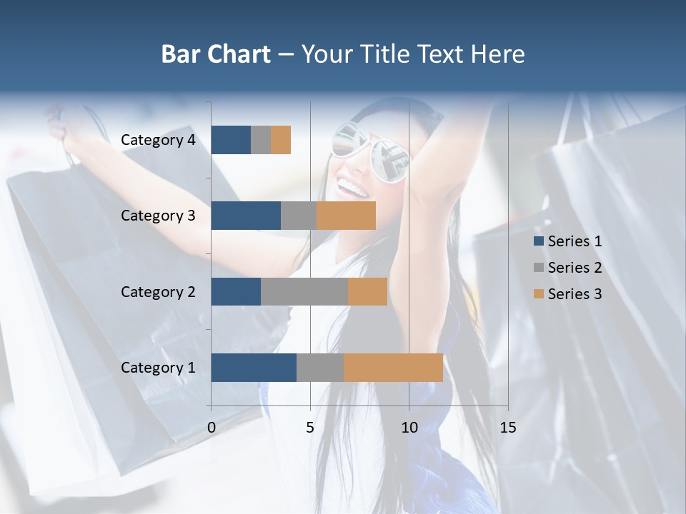 Summer Buyer Shopaholic PowerPoint Template