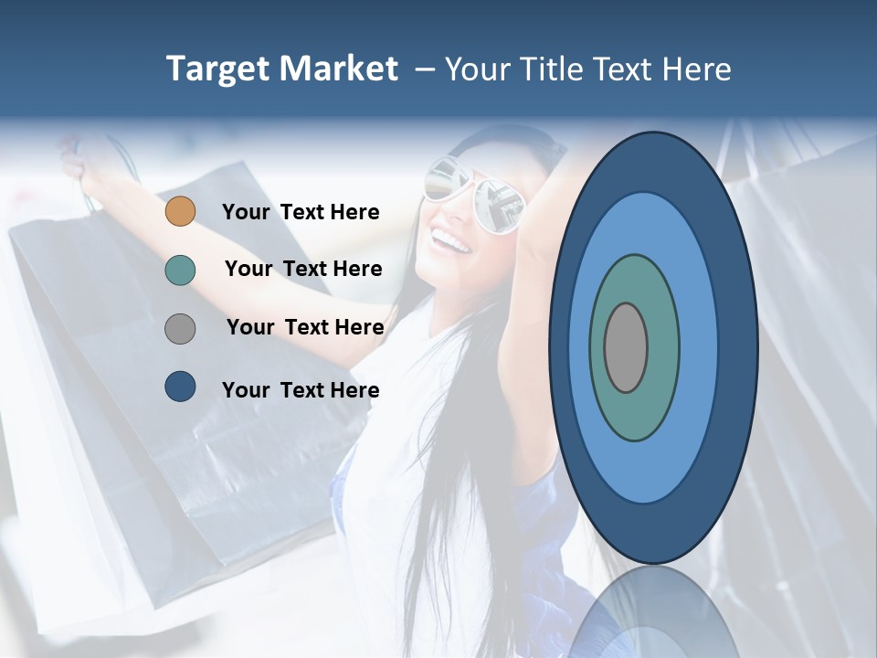 Summer Buyer Shopaholic PowerPoint Template