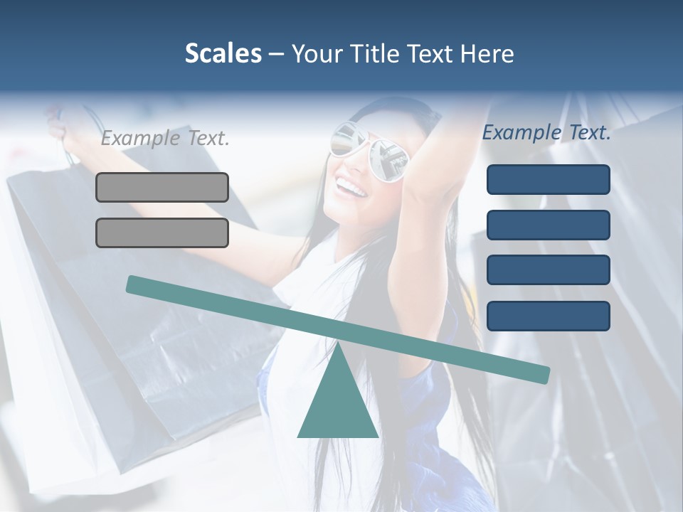 Summer Buyer Shopaholic PowerPoint Template