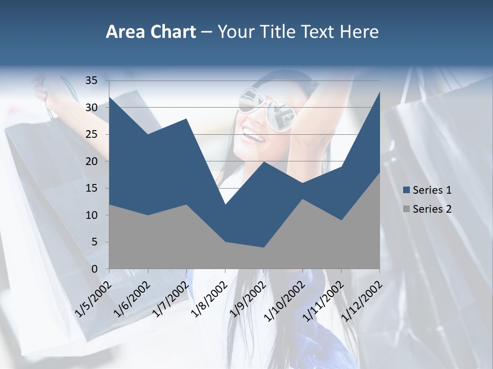 Summer Buyer Shopaholic PowerPoint Template