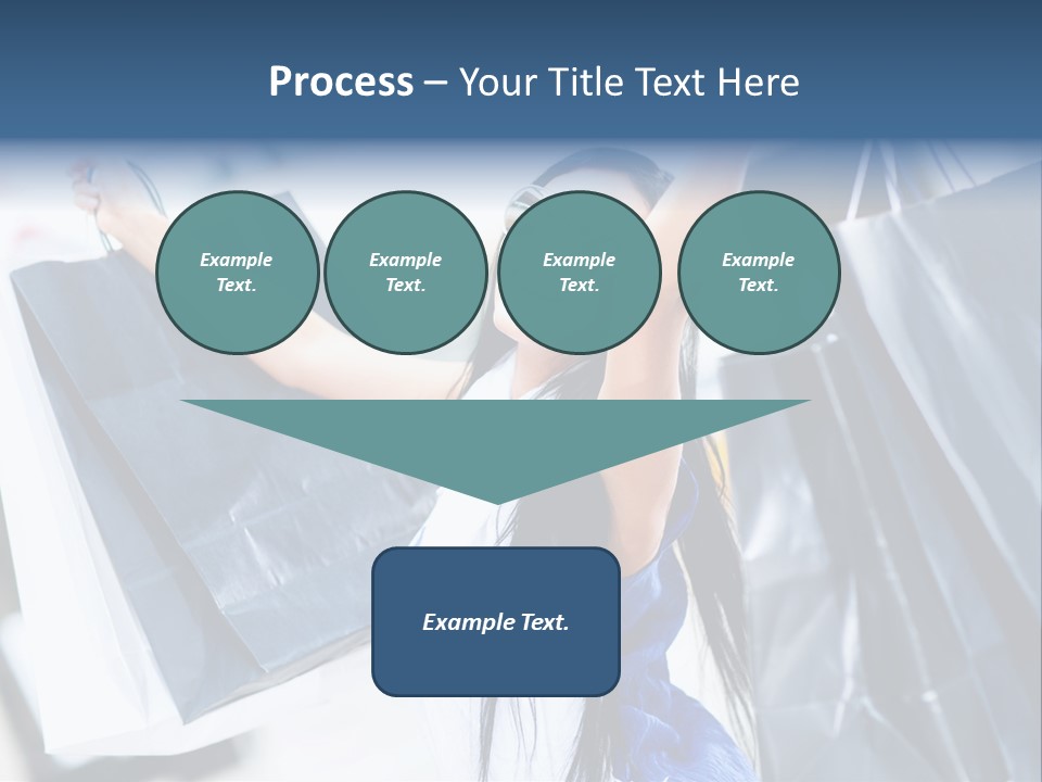 Summer Buyer Shopaholic PowerPoint Template