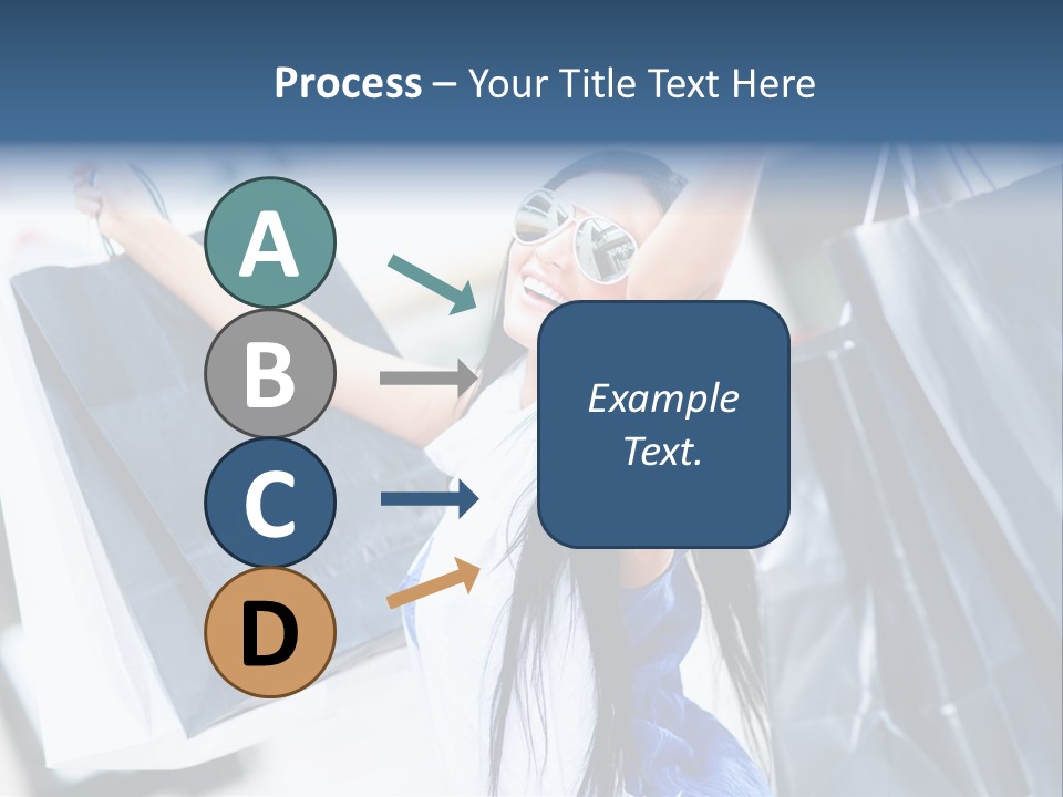 Summer Buyer Shopaholic PowerPoint Template