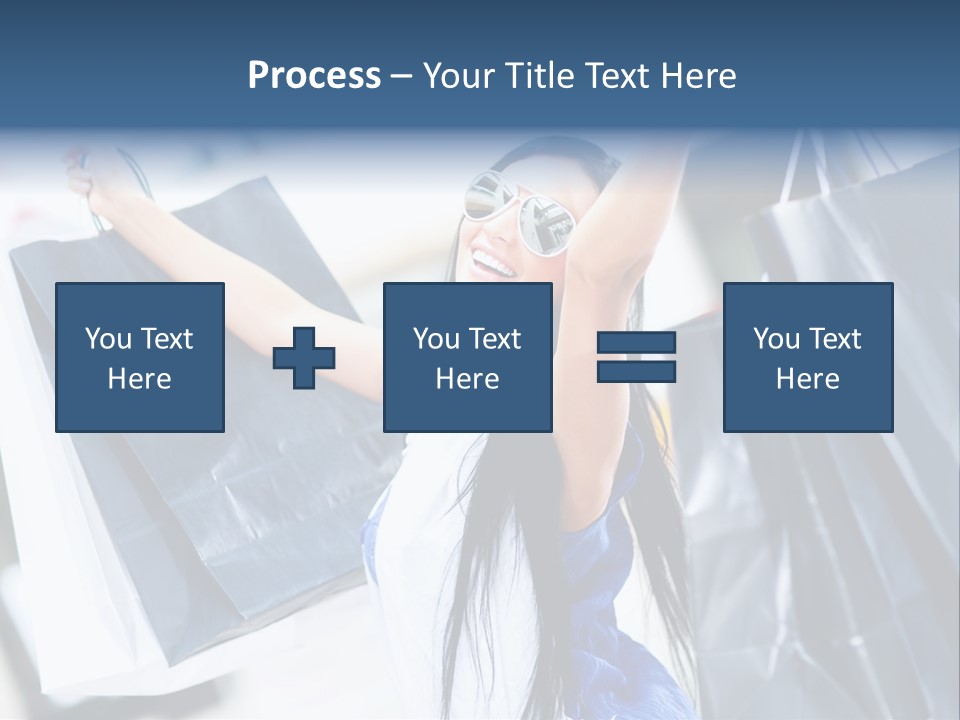 Summer Buyer Shopaholic PowerPoint Template
