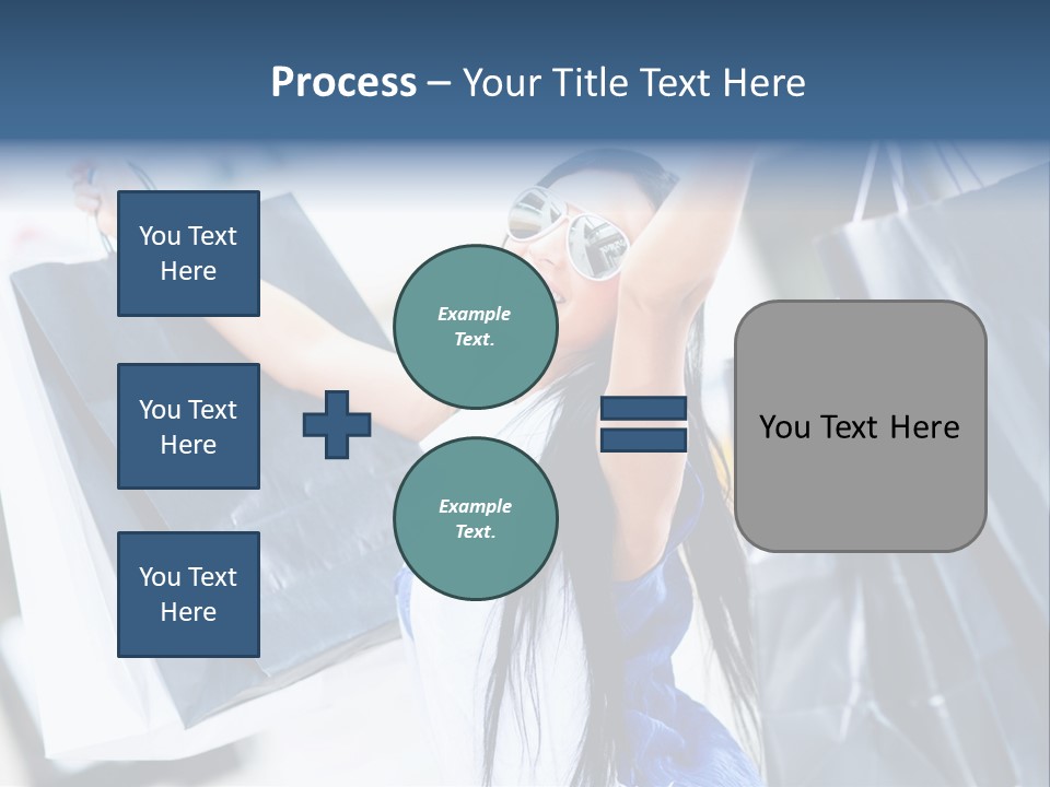 Summer Buyer Shopaholic PowerPoint Template