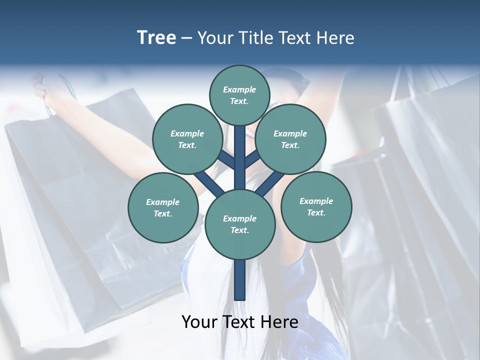 Summer Buyer Shopaholic PowerPoint Template