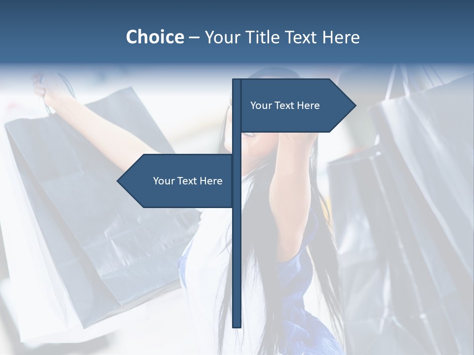 Summer Buyer Shopaholic PowerPoint Template