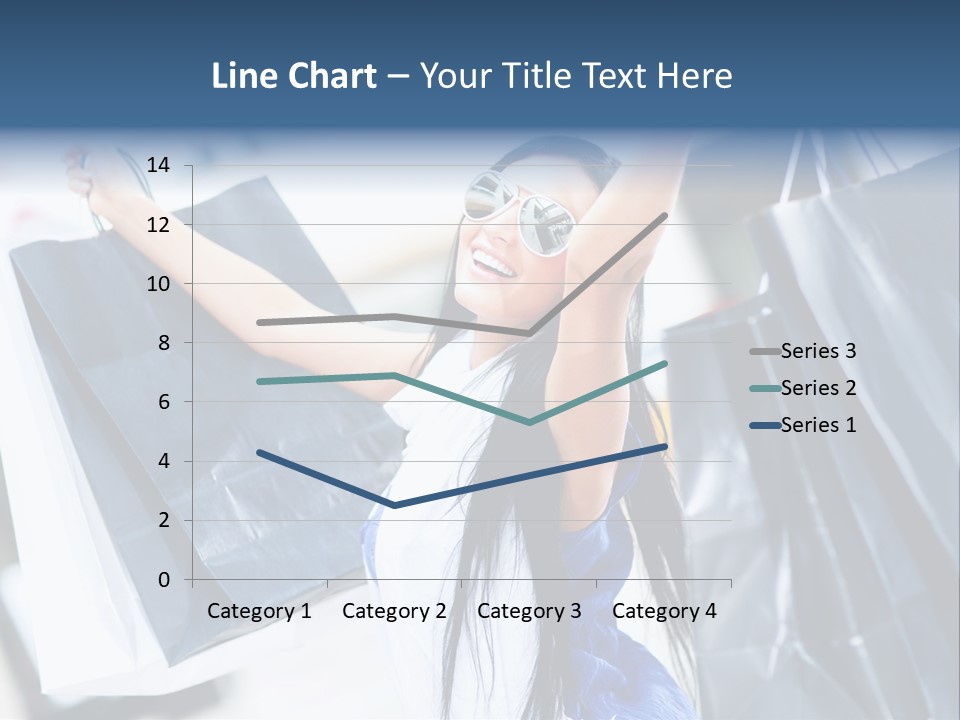 Summer Buyer Shopaholic PowerPoint Template