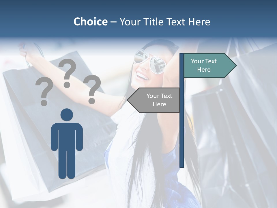 Summer Buyer Shopaholic PowerPoint Template