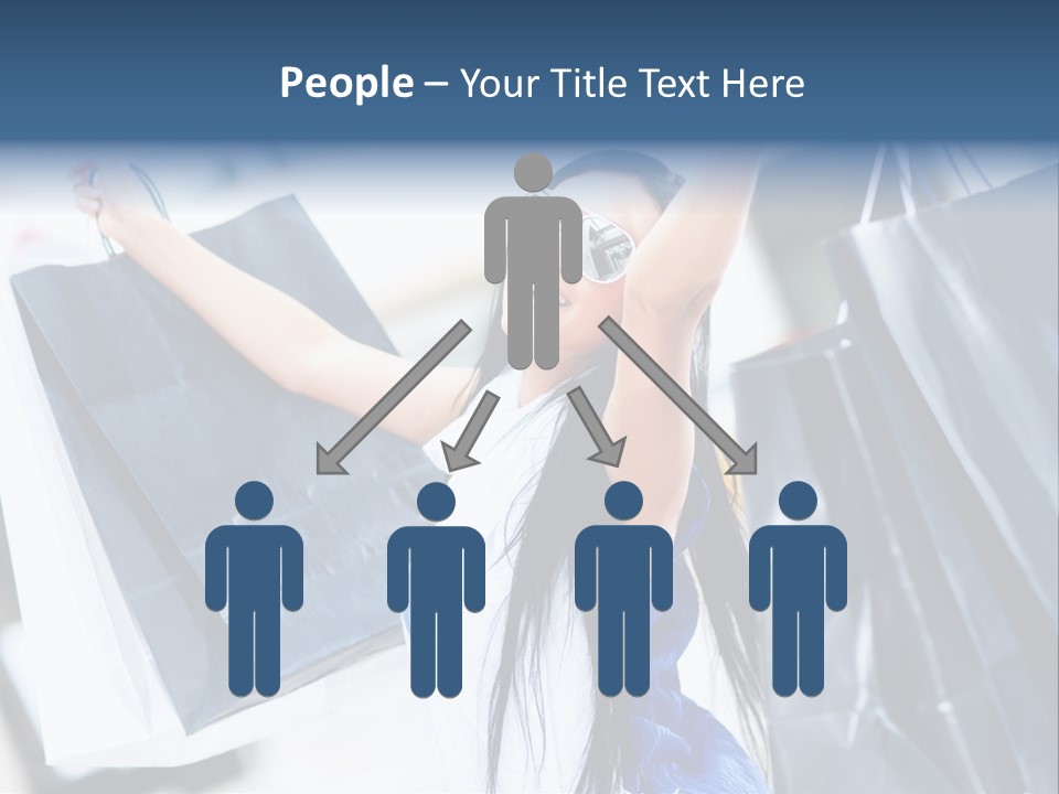 Summer Buyer Shopaholic PowerPoint Template