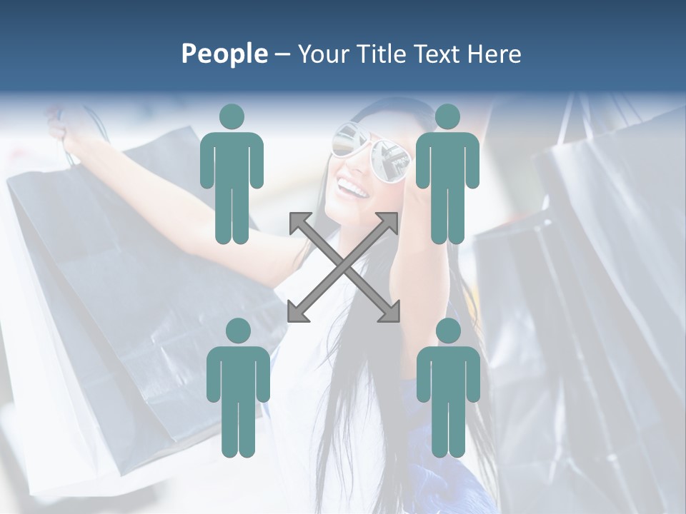 Summer Buyer Shopaholic PowerPoint Template