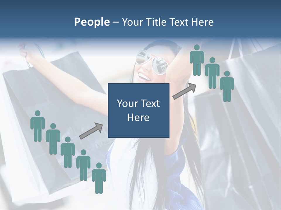 Summer Buyer Shopaholic PowerPoint Template