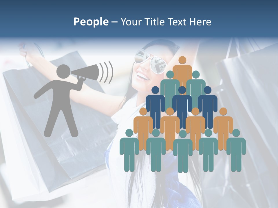 Summer Buyer Shopaholic PowerPoint Template