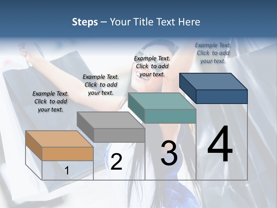 Summer Buyer Shopaholic PowerPoint Template