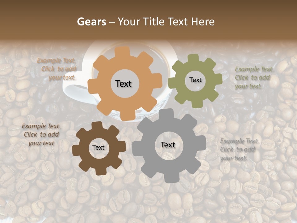 Freashly Colour Dark PowerPoint Template