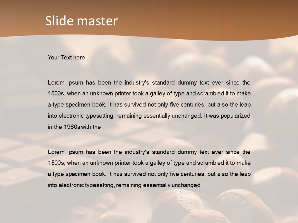 Food Temptations Sweet PowerPoint Template