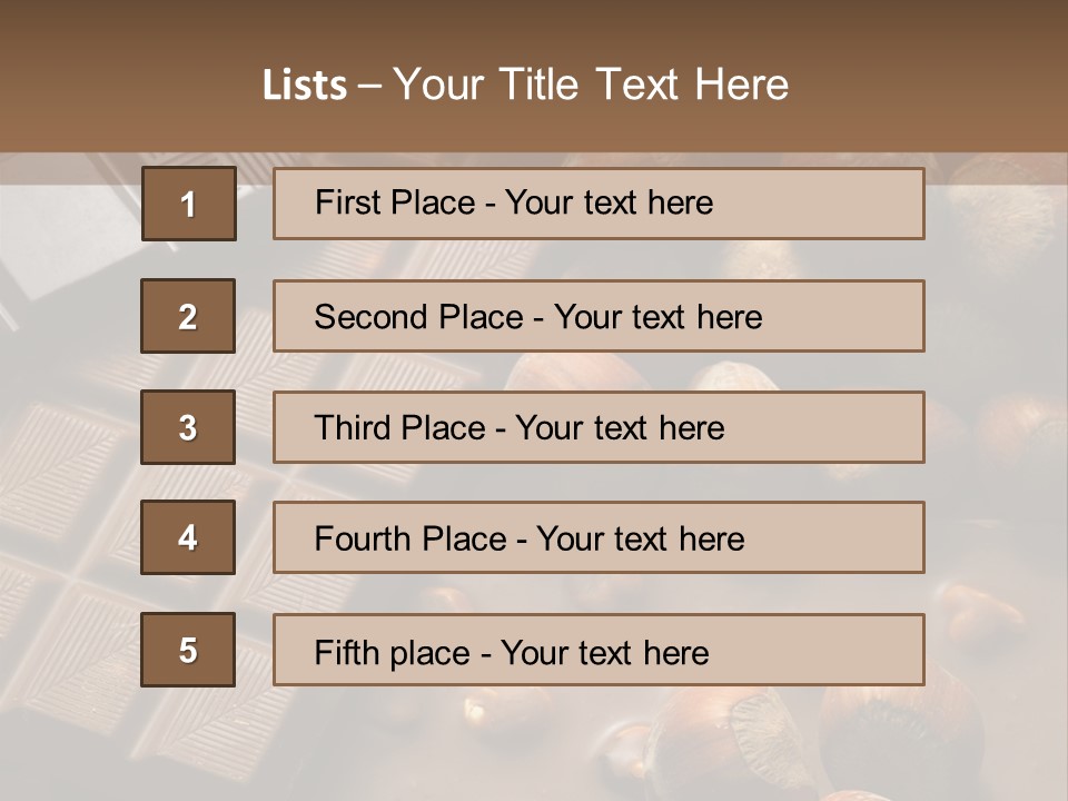 Abundance Calories Sweet PowerPoint Template