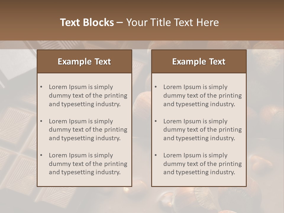 Abundance Calories Sweet PowerPoint Template