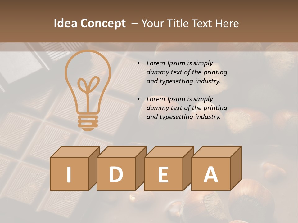 Abundance Calories Sweet PowerPoint Template